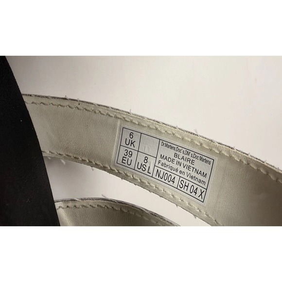 Dr Doc Martens Blaire Women's Size 8 Leather Strappy Platform Gladiator Sandals - Picture 8 of 10